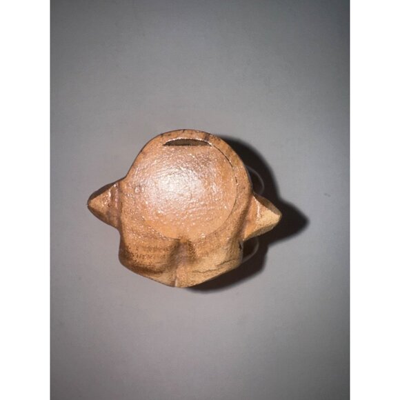 Hand-Carved Wooden Owl Whistle 6-In Mid-Century-Modern FolkArt Novelty Whimsical - Picture 5 of 10